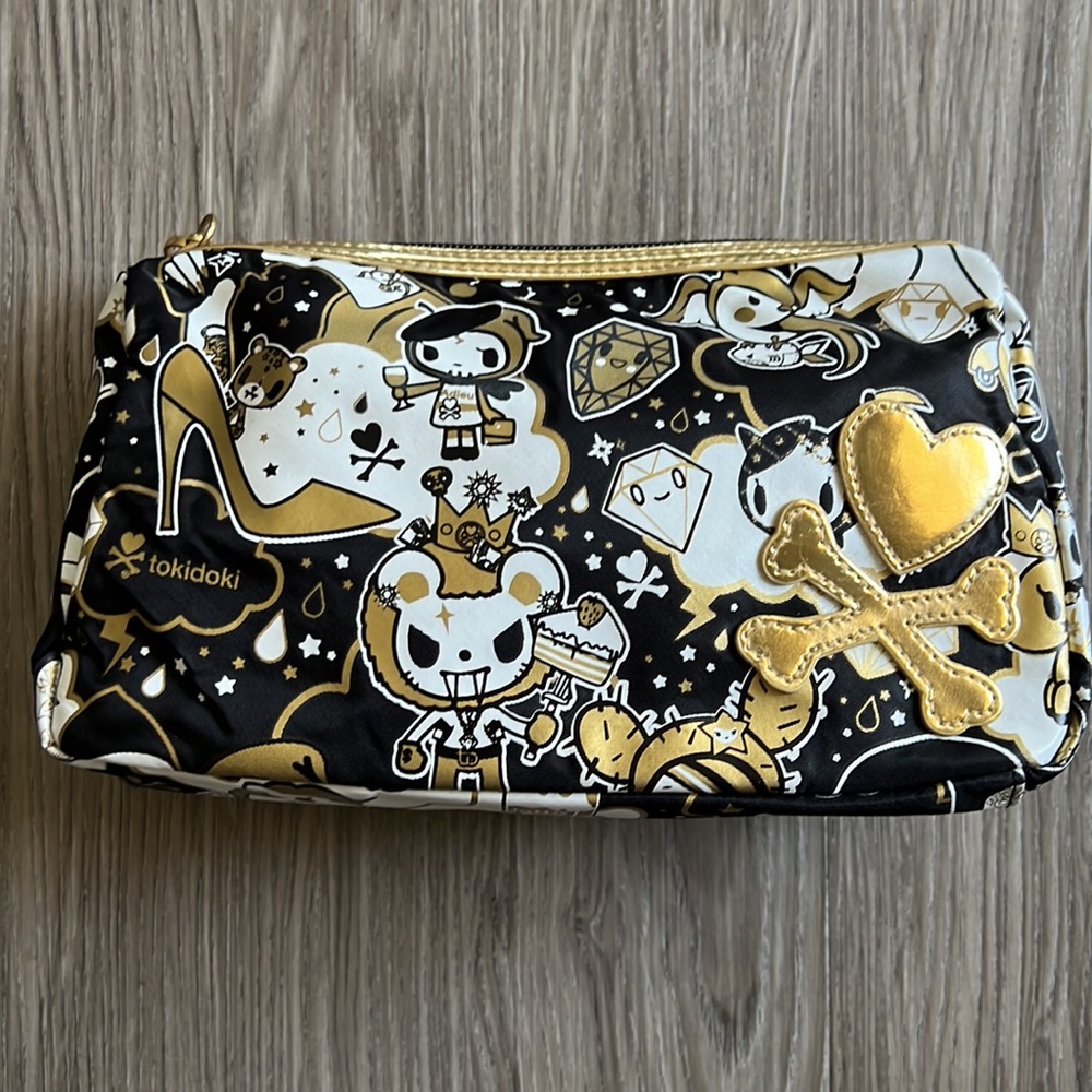 Tokidoki 24 Karat Collection Makeup Pouch Accessories Bag